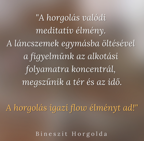 Bineszit Horgolda
