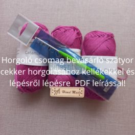 cekker horgoló csomag haladó horgolóknak PDF leírással!