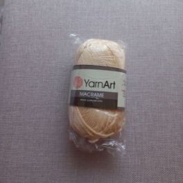 Makramé fonal  -Krémszínű ( Krém-165 )