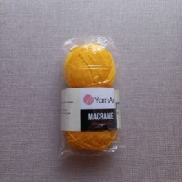 Makramé fonal  -Sárga színű ( Sárga-142)