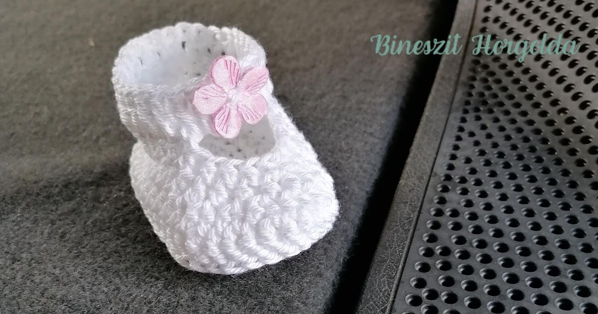 Horgolni jó! Így készíts horgolt babacipőt a Bineszit Horgoldával!